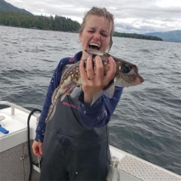 Baranof Fishing Guide Mary Maley