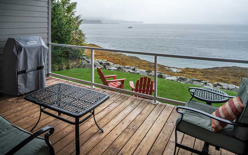 Looking out from the Admiral Deck