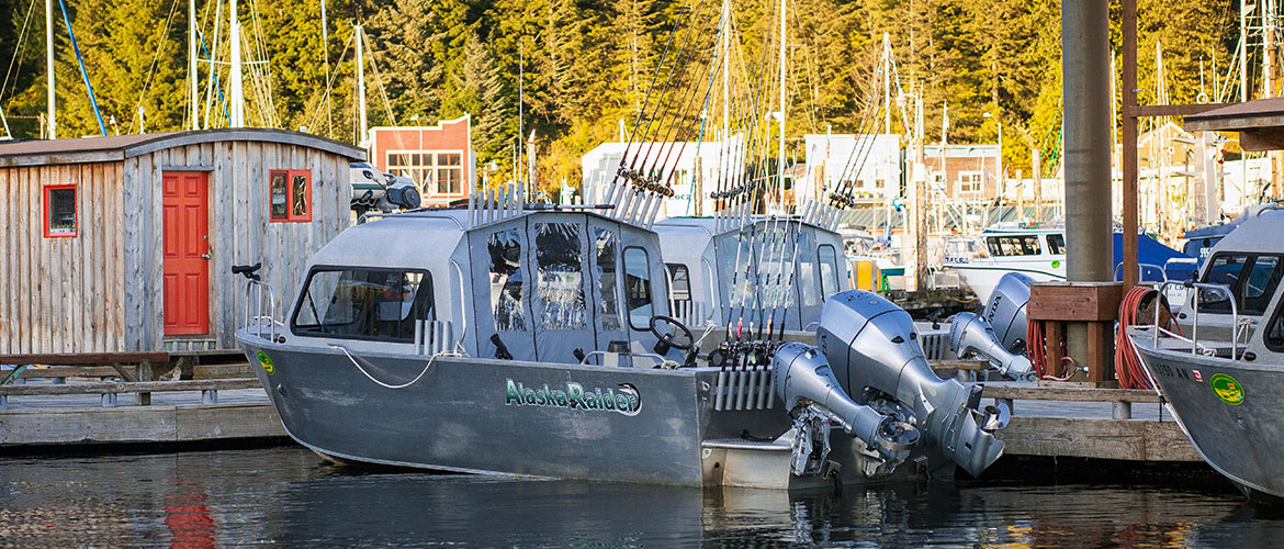 Baranof's salmon and halibut fishing fleet.